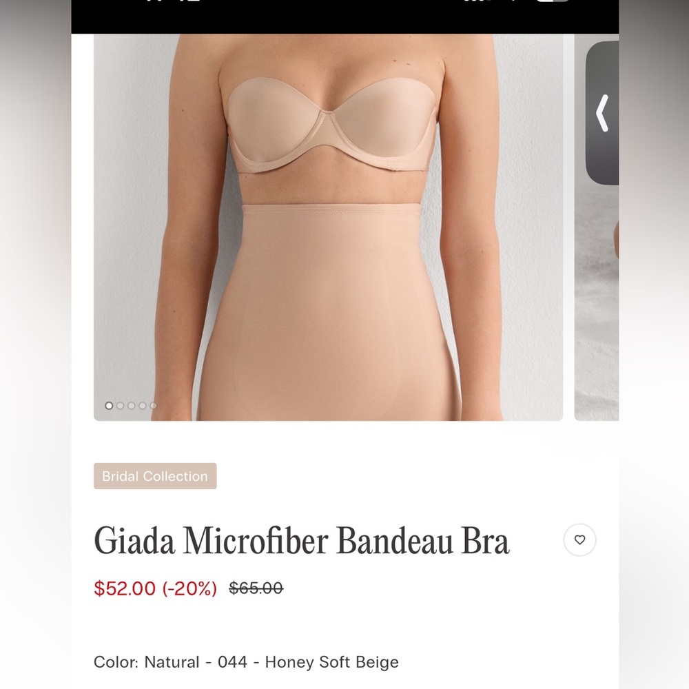 Intimissimi Giada Strapless Convertible Bra